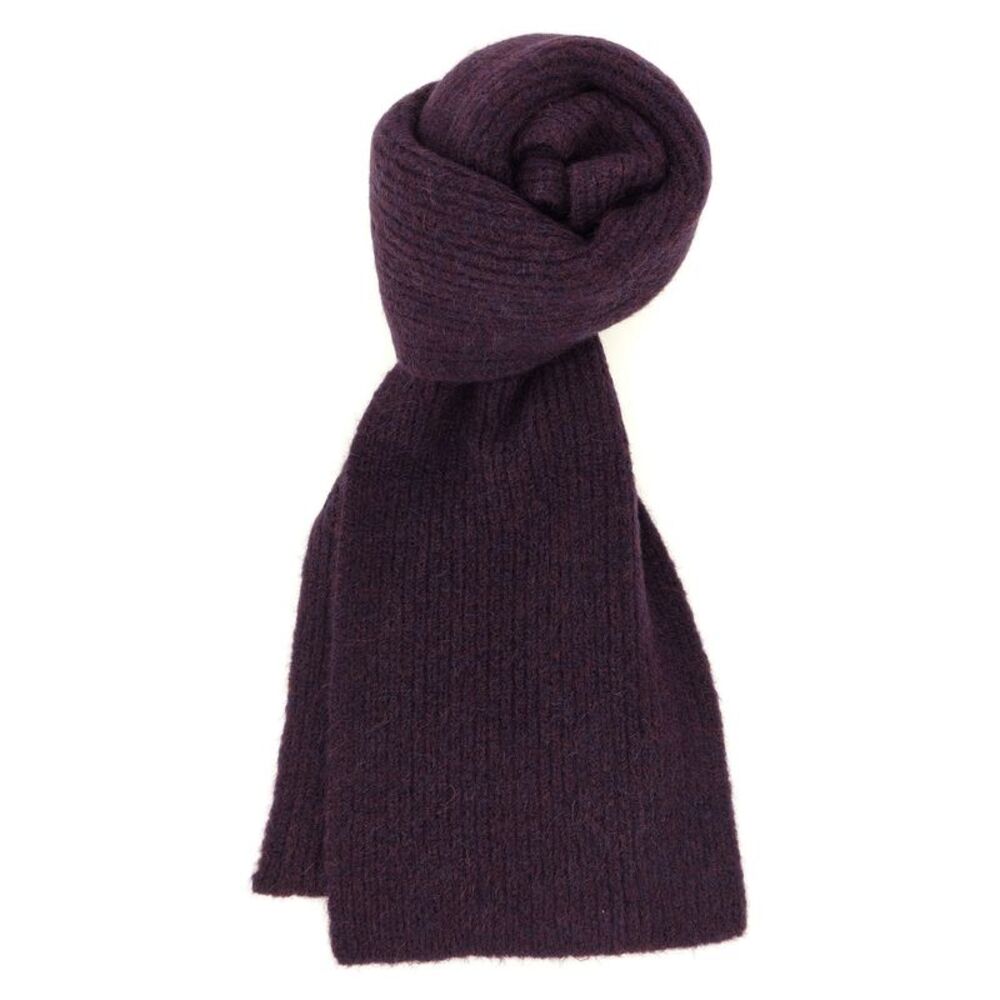 Dries Van Noten Purple Wool Men's Foulard